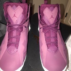 Brand New Jordan True Flight Burgundy Sneakers